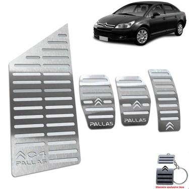 Imagem de Pedaleira + Descanso Citroen C4 Pallas Manual Aço Inox