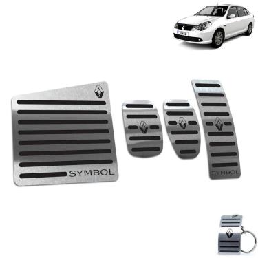 Imagem de Descanso + Pedaleira Manual Renault Symbol 2009 a 2013 Preto