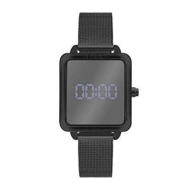 Imagem de Relógio Euro Feminino Fashion Fit Reflexo Preto Euds8054Ae4P
