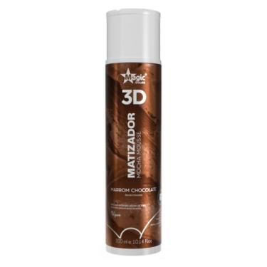 Imagem de Matizador 3D Mocha Mousse Marrom Chocolate 300ml Magic Color - wincy