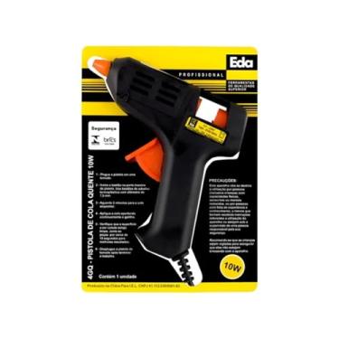 Imagem de Pistola De Cola Quente 10W Eda 4GQ Bivolt Para Bastão Artesanato Em Papel E Tecido Reparos Domésticos