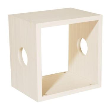 Imagem de Cubo Branco Madeira Tramontina - Prateleira Estante Tramontina