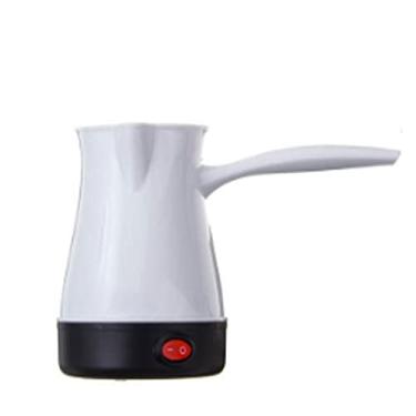 Imagem de Chaleira de café panela de café elétrica arroz elétrico vinho cozinhar aço inoxidável placa de aquecimento mocha panela de leite quente (cor: verde) (branco)