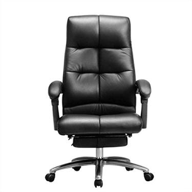 Imagem de Escritório executivo de escritório com cadeira reclinável para pés durante o intervalo do almoço ergonômico