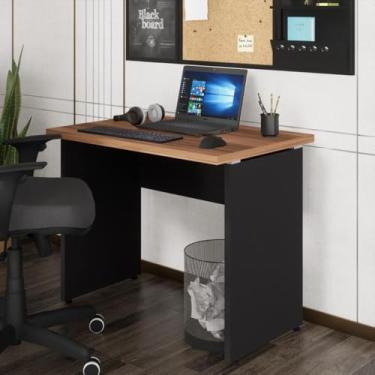 Imagem de Escrivaninha Mesa Escritório 90cm Multimóveis Cr25319 Sevilha/preto