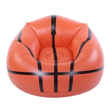 Imagem de Asixxsix Cadeira Inflável para Saco de Feijão, Espreguiçadeira Inflável para Basquete, sofá Preguiçoso Inflável, sofá Inflável para Sala de Estar, Varanda, Jardim, Acampamento, Caminhada