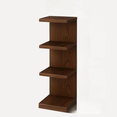 Imagem de Prateleira Flutuante Multiuso MDF - Organizadora Moderna para Sala, Cozinha e Escritório (85cm Amadeirado)