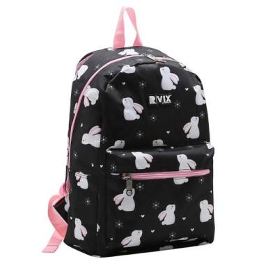 Imagem de Mochila Republic Vix By Chenson Grande Bunny Coelho 8732248, Preto