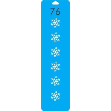 Imagem de Estêncil flocos de neve M - cód. 076 - Duna Atelier