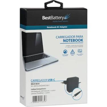 Imagem de Fonte Carregador para Notebook Acer CB315-1HT-C9UA - BestBattery, 65 W