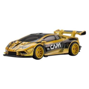 Imagem de Hot Wheels Premium Pop Culture Gran Turismo Lamborghini Huracán LP 620-2 Super Trofeo 1:64 Scale Die-Cast Car, Metal Body & Real Riders Tires, Collector Vehicle JBL75