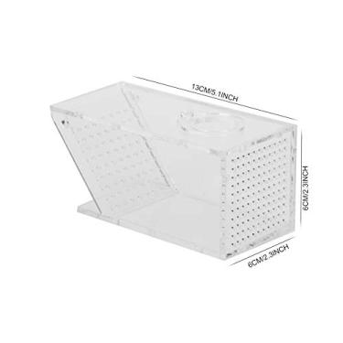 Imagem de Cryfokt Armadilha para Caranguejo de Aquário, Caixa Acrílica de Válvula Unidirecional, Design Seguro para Tanques de água Doce, Alta Eficiência de Captura