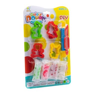 Imagem de For Kids - Kit formas de massinha animais e 4 massinhas