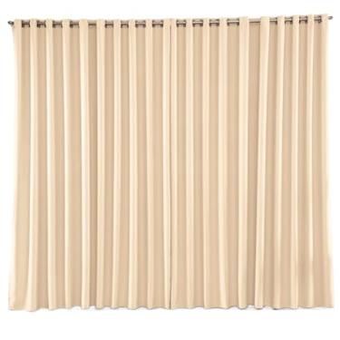 Imagem de Cortina 3,00x2,80 Para Sala Ou Quarto Corta Luz Black Out(Palha)