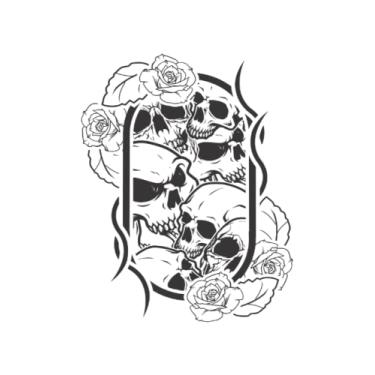 Imagem de Memento Mori: Lined Notebook Journal, Notepad College Ruled, Medium Ruled ToDo Exercise Book, e.g. for exercise, or Diary (6" x 9") with 120 pages.