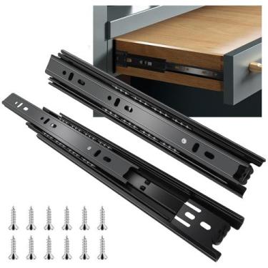 Imagem de Drawer Slides Sulawskys, extensão total de 22 polegadas, 6 pares