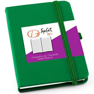 Imagem de Caderneta de Anotações 9x14cm 80 Folhas Pautadas TopGet (Verde)