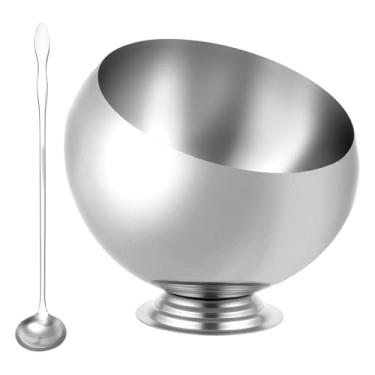 Imagem de KHZSPP Suporte de cápsulas de café, armazenamento de cápsulas de café de aço inoxidável dourado, organizador de creme, tigela de doces, pote de lanches de frutas para bancada, cozinha, sala de