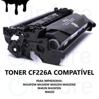 Imagem de Toner Compatível com Cf226a 226a Para Impressoras M426 M426fdw M426dw 