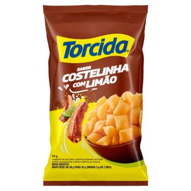 Imagem de Salgadinho de Trigo Torcida Costelinha com Limão 35g