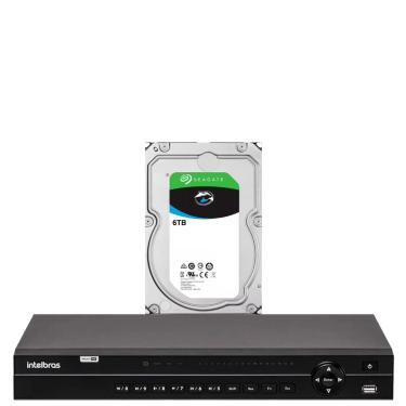Imagem de Dvr Intelbras 32 Canais Mhdx 1232 Com Hd De 6tb Instalado