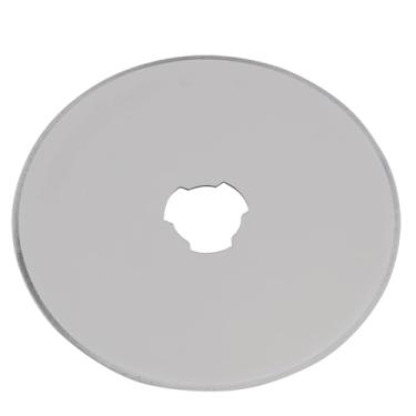 Imagem de ZZHXSM 10 peças de lâminas de substituição de cortador rotativo de 45 mm, faca de corte artesanal de couro com estojo para tecido acolchoado, papel de lã, materiais de vinil, ferramenta de costura