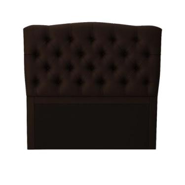 Imagem de Cabeceira Esmeralda Queen 160cm Estofada Veludo com Capitonê - FM Tape