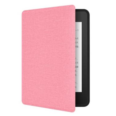 Imagem de Akacy Capa de textura de tecido totalmente nova para Kindle paperwhite 17.3 cm 11th Case, leve e segura para água, capa protetora dobrável geração 2021 versão (2)