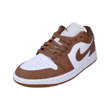 Imagem de Nike Tênis feminino Air Jordan 1 Low, Archaeo marrom/branco/marrom Archaeo, 40