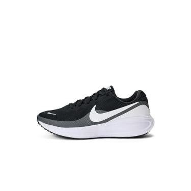 Imagem de Nike Tênis de corrida feminino Revolution 8 Road, Preto/branco/preto, 5.5 X-Wide