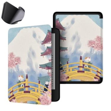 Imagem de Yzlvigrous Capa para Kindle Paperwhite 12th/Colorsoft Signature Edition 1ª Geração 2024, Tampa Traseira de TPU Macio de 7 Polegadas com Sono/acordamento Automático, Modelo: SA568B/SA59CP/SA569P