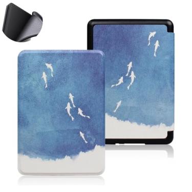 Imagem de Yzlvigrous Capa para Kindle Paperwhite 12th/Colorsoft Signature Edition 1ª Geração 2024, Tampa Traseira de TPU Macio de 7 Polegadas com Sono/acordamento Automático, Modelo: SA568B/SA59CP/SA569P