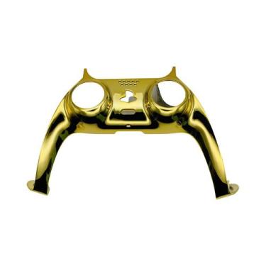 Imagem de Capa De Controle DIY Cromada Preta Brilhante Para PS5 Slim, Placas De 