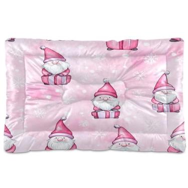 Imagem de Blueangle Cute Gnomos Cama ultra macia calmante para cães pequenos, cama retangular confortável para animais de estimação, 24 x 18 polegadas (881)