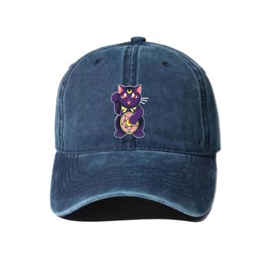 Imagem de Boné de beisebol Sailors Moons Lunas Anime Denim Unissex