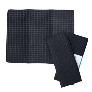 Imagem de Kit 2 Tapete Escorredor Louça Microfibra Absorve Água Aparador Pia Seca Descanso Prato Paninho Absorvente Toalha Unidades Pano