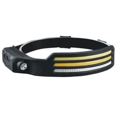 Imagem de Lanterna de cabeça recarregável 3 LEDs COB 500 lúmens - BOM-4008 - Bom