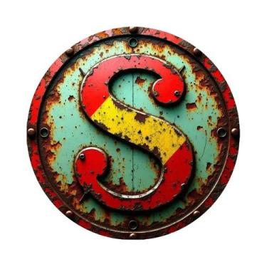 Imagem de Placa De Metal Redonda Vintage Com a Frase 'Tequila Servida Aqui' Para