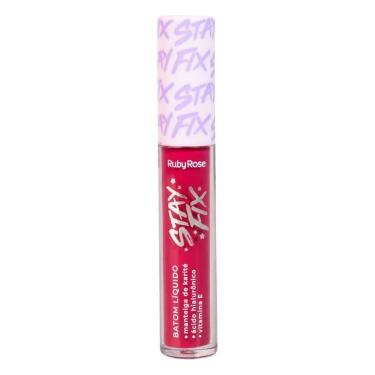 Imagem de Batom Líquido Roby Rose Stay Fix Matte HB569 Cor Cs80 Adhara 3,2ml