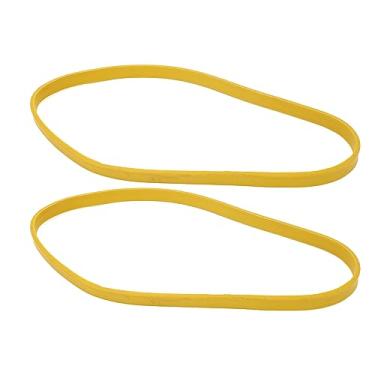 Imagem de Generic Serra de Borracha para Pneu, Roda de Espessura Uniforme para Redução de Ruído de Serra de Fita de 9 Polegadas, 2 Peças, Amarelo