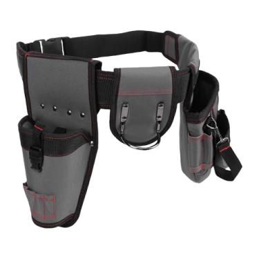 Imagem de Fafeicy Cinto de Ferramentas Destacável Ajustável Tecido Oxford Bolsa de Ferramentas para Eletricista Carpinteiro Encanador Técnico Resistente Profissional Multifuncional