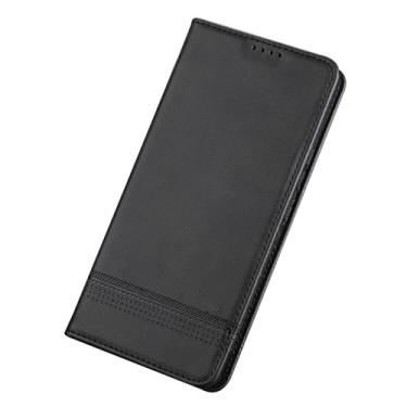 Imagem de LYJSMGZ Capa flip para Huawei Honor Magic 8 Pro/Magic 8, suporte de cartão, capa fina, fosca, anti-impressão digital, à prova de choque, preta, Majic 8