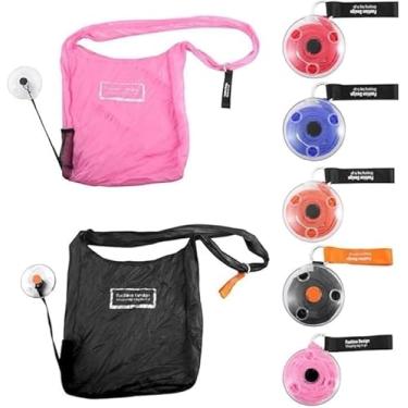 Imagem de Bolsa Eco Dobrável de Compras Reutilizável – Compacta, Resistente, Sustentável, Nylon Portátil para Supermercado e Dia a Dia