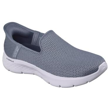 Imagem de Skechers Tênis feminino Hands Free Slip-ins Go Walk Flex-Relish, Azul, 43