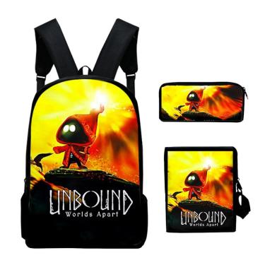 Imagem de Conjunto de mochilas Unbound Worlds Apart Anime School, 3 unidades