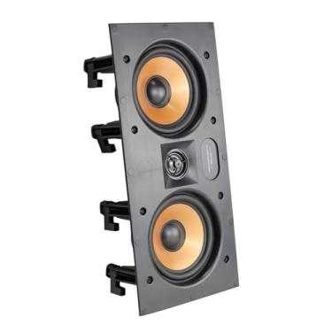 Imagem de STUDIOFINIX Alto-falantes duplos de 14 cm, 2 vias, 160 watts, alto-falante estéreo doméstico, dois woofers perfeitos para home theater, interior, escritório, cozinha, sala de estar, quarto (branco