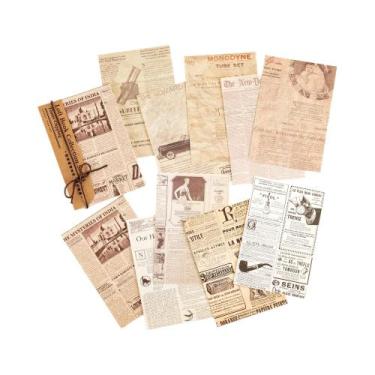 Imagem de Papel Vintage Para Scrapbooking 60 Folhas DIY Álbum De Fotos Colagem D