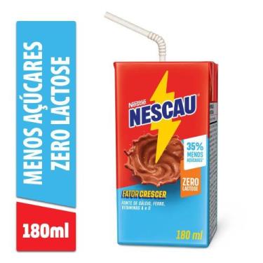 Imagem de Bebida Láctea Nescau Zero Lactose Nestlé 180ml - Nestle