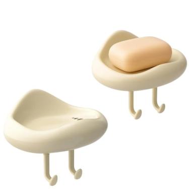 Imagem de Porta Saboneteira Com Drenagem e Ganchos P/Banheiro