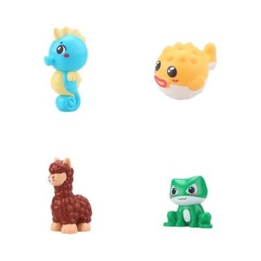 Imagem de Conjunto De Blocos De Montar De Animais Marinhos Grandes Compatível Co